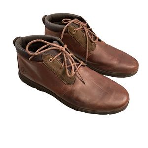 Timberland Hoverlite Brown Leather Hiking Boots Men’s Size 10.5